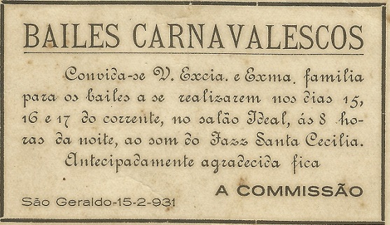carnaval 1931