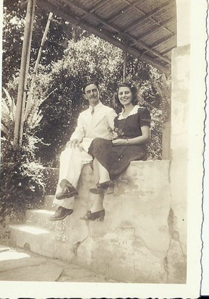 Antônio Sales e Lia - abril de 1943